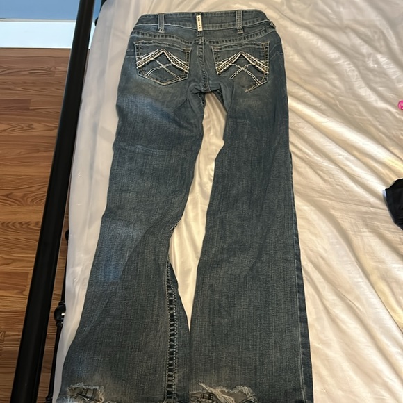 Ariat REAL Denim Bootcut Jeans 28x33 - Picture 4 of 4